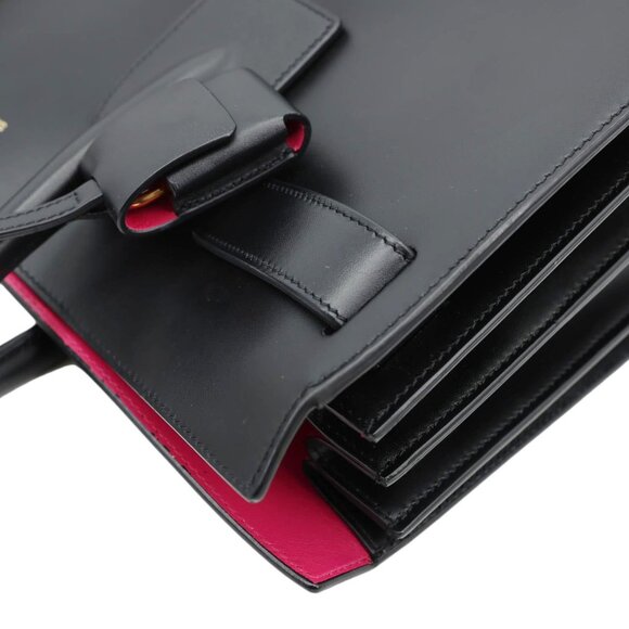 Yves Saint Laurent  Sac de Jour Small Leather Satchel Shoulder Bag Black - Picture 6 of 11